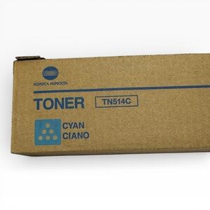 Konica Minolta A9E8430 TN514C Genuine Toner, 26K pages, Cyan